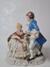 Фарфоровая статуэтка мужчины и женщины викторианской эпохи, 16см х 14см, Германия, 1970-80гг.