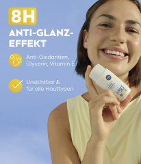 NIVEA SUN UV Schutz Gesicht Experte Invisible Daily UV-Fluid LSF 50+, 40 ml, Нивеа Солнцезащитный UV-флюид для лица, SPF 50+, невидимый, ежедневный, 40 мл