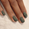 Manucurist Green Nagellack Khaki 15ml, Лак для ногтей Khaki (Франция), стойкое покрытие без сколов, безопасная растительная формула 9 Free, 15мл