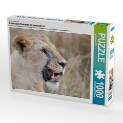 CALVENDO Puzzle CALVENDO Puzzle Emotionale Momente: Lowengesichter Пазл CALVENDO Puzzle Эмоциональные моменты: львиные морды