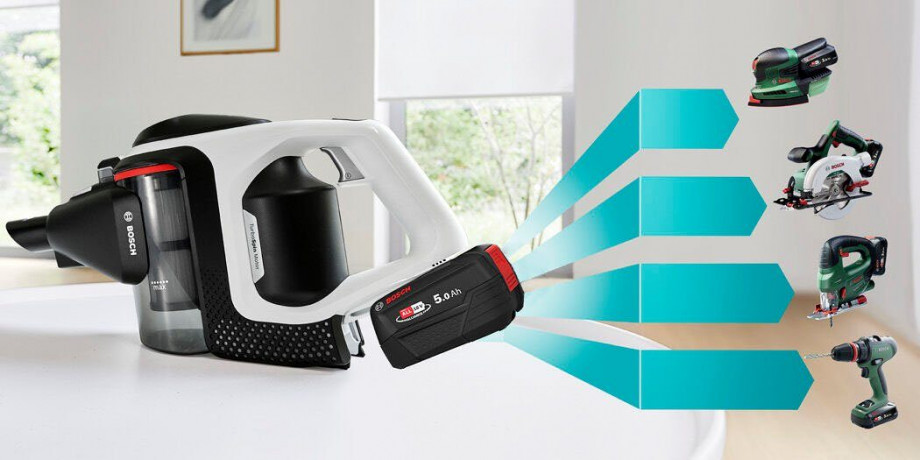 BOSCH BOSCH Stielstaubsauger BSS825FRSH Akku-Staubsauger Unlimited 8 Gen2 Weiss  Ручной пылесос BOSCH Беспроводной пылесос BSS825FRSH Unlimited 8 Gen2 Белый