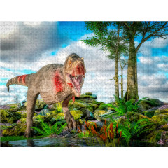 CALVENDO Puzzle CALVENDO Puzzle Reise in die Prahistorie unter den Dinosauriern Пазл CALVENDO Puzzle Путешествие в предысторию среди динозавров