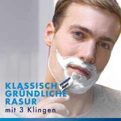 GILLETTE Rasierklingen, Mach3, 16 St, Джилетт Сменные кассеты Mach3 для мужской бритвы, 16 шт.