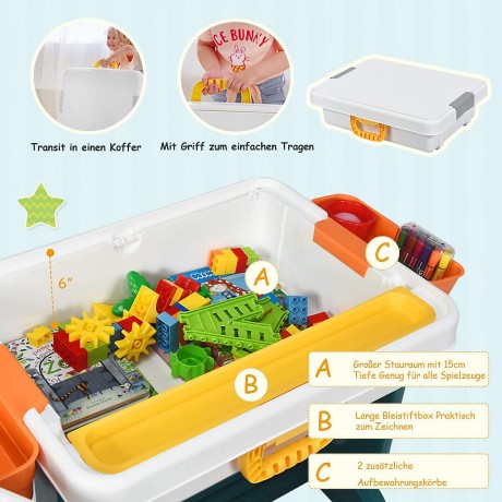 COSTWAY® Kinderschreibtisch 5 in 1 Детский письменный стол 5 в 1