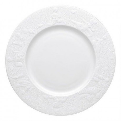 Rosenthal studio-line Rosenthal studio-line Zauberflote Weiss Platzteller 28 cm Rosenthal studio-line Magic Flute Белая подставка 28 см