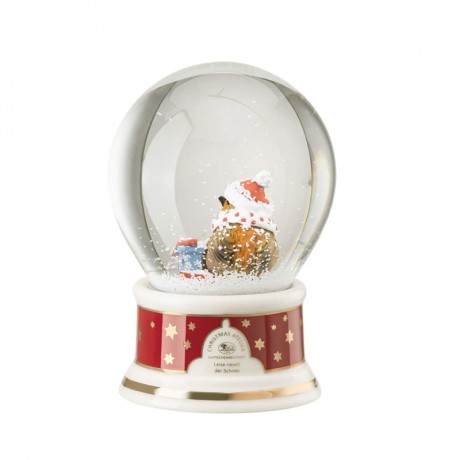 Hutschenreuther Hutschenreuther Sammelserie Weihnachtslied 2022 Schneekugel 'Leise rieselt der Schnee' d: 8 cm / h: 12 cm Hutschenreuther Collection Series Christmas Carol 2022 Снежный шар "Тихо падает снег" d: 8 см / высота: 12 см