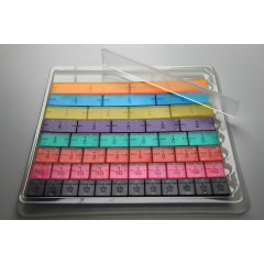 Wissner aktiv lernen Bruchrechensatz linear in 9 Farben (51 Teile) Линейные дроби в 9 цветах (51 часть)