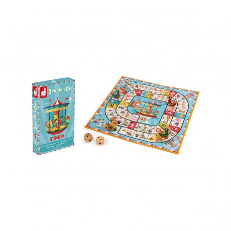 Janod J02743 Karussell-Gansespiel J02743 Игра «Карусельный гусь»