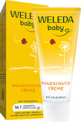 Weleda baby CALENDULA Wundschutzcreme, 75 ml, Детский защитный крем под подгузник с календулой и оксидом цинка, 75 мл