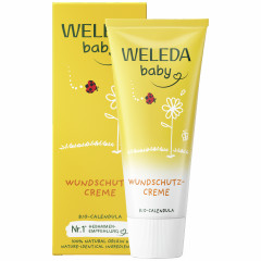 Weleda baby CALENDULA Wundschutzcreme, 75 ml, Детский защитный крем под подгузник с календулой и оксидом цинка, 75 мл