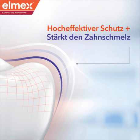 elmex Zahnpasta Kariesschutz Professional, 75 ml, Зубная паста Kariesschutz Professional с нейтрализатором сахарных кислот для защиты от кариеса, 75 мл