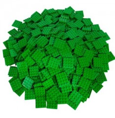 LEGO LEGO grune 4X4 Platten - Classic, Basic, City, Mine Craft - green - 3031 Stuckzahl 250x LEGO зеленые тарелки 4X4 - Classic, Basic, City, Mine Craft - зеленые - 3031 штук 250x