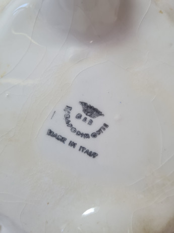 Capodimonte Винтажная шкатулка "Розы", ручная роспись, 21см x 16см, Италия, 1960-70гг.