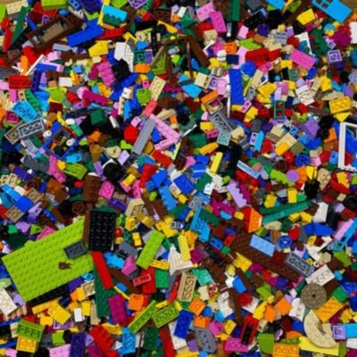 LEGO LEGO Steine gemischt - 250 Stuck - brick colorful mix Кирпичи LEGO смешанные - 250 штук - кирпичная разноцветная смесь