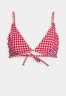 Tommy Hilfiger TRIANGLE FIXED Bikini top primary red/white TRIANGLE FIXED Верх бикини первичный красный/белый