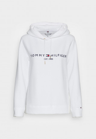 Tommy Hilfiger HILFIGER HOODIE Sweatshirt white HILFIGER HOODIE толстовка белый