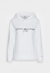 Tommy Hilfiger HILFIGER HOODIE Sweatshirt white HILFIGER HOODIE толстовка белый