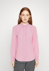 Tommy Hilfiger FIL A FIL REGULAR Button-down blouse iconic pink FIL A FIL REGULAR Блузка на пуговицах культовый розовый