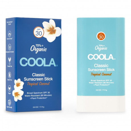 Coola Classic Sunscreen Stick SPF 30 Tropical Coconut  Classic Sunscreen Stick SPF 30 Тропический кокос