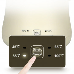 Bear Bear Wasserkocher mit Temperatureinstellung von 4 Temperaturstufen, weiss, 0.6 l, 500,00 W, Retro-Design, BPA Frei, Intelligente Warmeerhaltungsfunktion  Чайник Bear с 4-мя уровнями температуры, белый, 0,6 л, 500,00 Вт, ретро-дизайн, без BPA, интелле