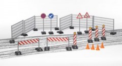 Bruder bworld Zubehor Baustellenset набор аксессуаров для строительной площадки bworld