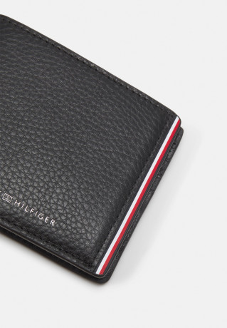 Tommy Hilfiger CORPORATE MINI WALLET UNISEX Wallet black КОРПОРАТИВНЫЙ МИНИ-КОШЕЛЕК УНИСЕКС Кошелек черный