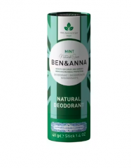 BEN&amp;ANNA Mint Deo papertube Deodorant Дезодорант в бумажной трубке Мята 40 грамм