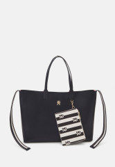 Tommy Hilfiger ICONIC TOTE SOLID STRIPE SET Tote bag space blue ICONIC TOTE SOLID STRIPE SET Сумка-тоут космический синий