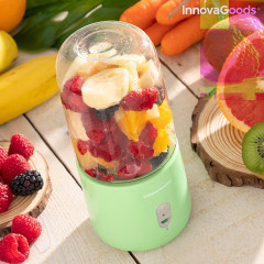 InnovaGoods InnovaGoods Akku-Stabmixer WIEDERAUFLADBARER TRAGBARER STANDMIXER MIT BECHER BLENDYR INNOVAGOODS, 30 W Беспроводной ручной блендер InnovaGoods ПОРТАТИВНЫЙ БЛЕНДЕР С ЧАШКОЙ BLENDYR INNOVAGOODS, 30 Вт