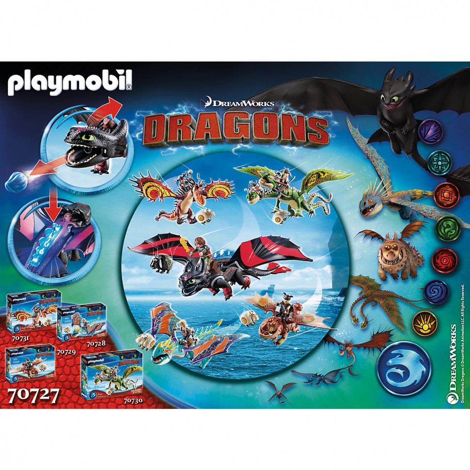 Купить PLAYMOBIL PLAYMOBIL 70727 Dragon Racing: Hicks und Ohnezahn  PLAYMOBIL 70727 Гонки на драконах: Иккинг и Беззубик в интернет-магазине  Diskontshop.eu Германия всего за 3 585 руб. в