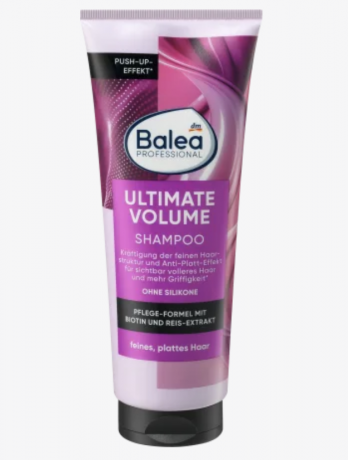 Balea ULTIMATE VOLUME SHAMPOO Профессиональный Шампунь  Чистый Объём, 250 мл