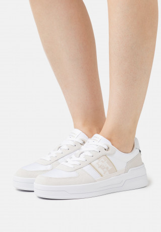 Tommy Hilfiger BASKET WITH WEBBING Trainers white КОРЗИНА С ЛЕНТОЙ Кроссовки белый