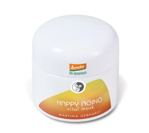 Martina Gebhardt Naturkosmetik Happy Aging SET: Lotion 100ml + Vital Mask 50ml, Набор для лица Martina Gebhardt Happy Aging: лосьон 100 мл + омолаживающая маска 50 мл, натуральный уход Demeter, для зрелой кожи