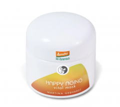Martina Gebhardt Naturkosmetik Happy Aging SET: Lotion 100ml + Vital Mask 50ml, Набор для лица Martina Gebhardt Happy Aging: лосьон 100 мл + омолаживающая маска 50 мл, натуральный уход Demeter, для зрелой кожи