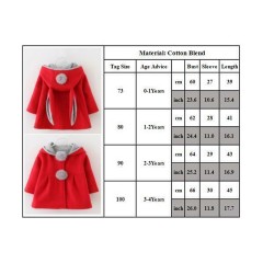 frler frler Hasenohren Mantel fur Baby Madchen Mantel fur Madchen frler кроличьи ушки Пальто для девочки Пальто для девочки