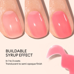 Manucurist Green Jelly Sugar Plum 15ml, Лак для ногтей Sugar Plum (Франция), новинка Лето 2026, розовый с эффектом желе, сохнет за 1 минуту, растительная формула