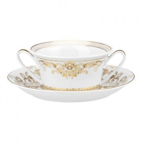 Rosenthal meets Versace Rosenthal Versace Medusa Gala Suppentasse 2-tlg. 0,30 L Чашка для супа Rosenthal Versace Medusa Gala 2 шт. 0,30 л