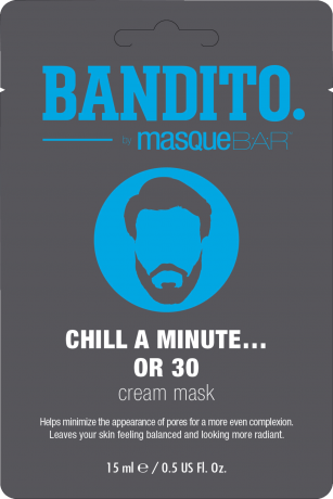 Masquebar (Маскебар) Bandito Chill a Minute... or 30 Creme Maske Маска для лица, 1 шт.