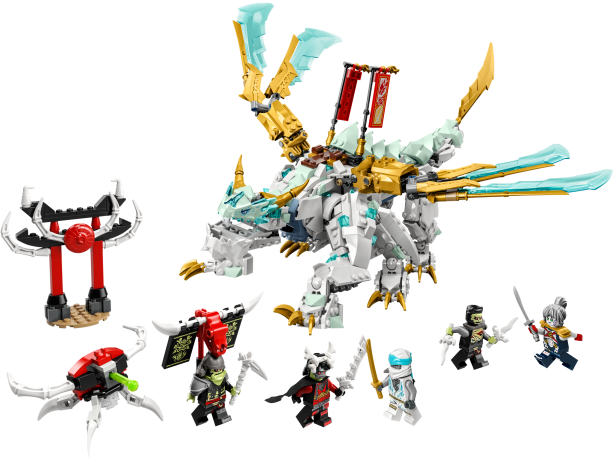 Lego Zanes Eisdrache Ледяной дракон Зейна