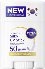 NIVEA SUN UV Specialist Silky UV Stick LSF 50+, 15 g, Нивеа Солнцезащитный стик для лица, SPF 50+, шелковистый, компактный, 15 г