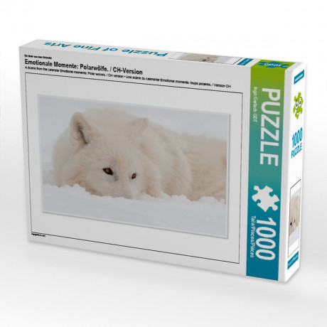 CALVENDO Puzzle CALVENDO Puzzle Emotionale Momente: Polarwolfe. \/ CH-Version Пазл CALVENDO Пазл Эмоциональные моменты: арктические волки. \/ версия CH