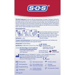 SOS Kuhl-Kompresse, 1 Stuck, SOS Охлаждающий компресс, мгновенное охлаждение без холодильника, при ушибах и растяжениях, 1 шт.