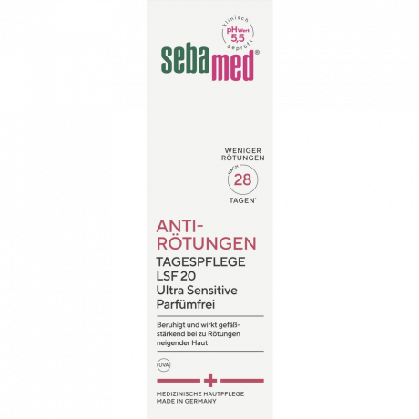 SEBAMED Anti-Rotungen Tagespflege LSF 20, 50 ml, Себамед Дневной крем против покраснений SPF 20, защита и маскировка, 50 мл