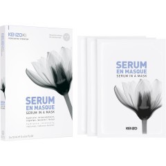 KENZO (Кензо) WeissER LOTUS - Feuchtigkeitspflege Serum in a Mask Маска для лица , 3 x 12 Stk.