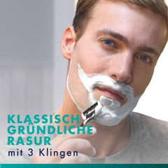GILLETTE Rasierklingen, Mach3, 20 St, Джилетт Сменные кассеты Mach3 для мужской бритвы, 20 шт.