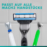 GILLETTE Rasierklingen, Mach3, 20 St, Джилетт Сменные кассеты Mach3 для мужской бритвы, 20 шт.