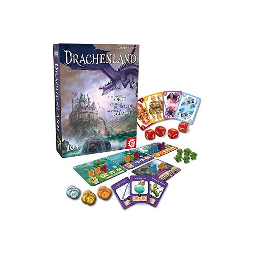 Купить Game Factory Brettspiel Drachenland Земля дракона настольная игра в  интернет-магазине Diskontshop.eu Германия всего за 2 998 руб. в