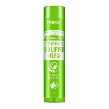 Dr. Bronner's Zitrone-Limette Lippen Balsam 4g 4 g Лимонный лайм Бальзам для губ 4г