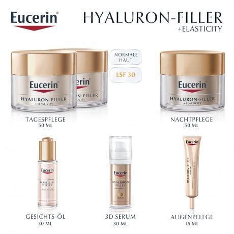 Eucerin Hyaluron-Filler + Elasticity Tagespflege  Дневной уход Hyaluron-Filler + Эластичность