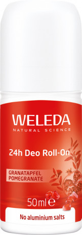 WELEDA GRANATAPFEL 24h Deo Roll-On, 50 ml, Шариковый дезодорант Granatapfel 24 часа без солей алюминия, аромат апельсина, даваны и ванили, 50 мл